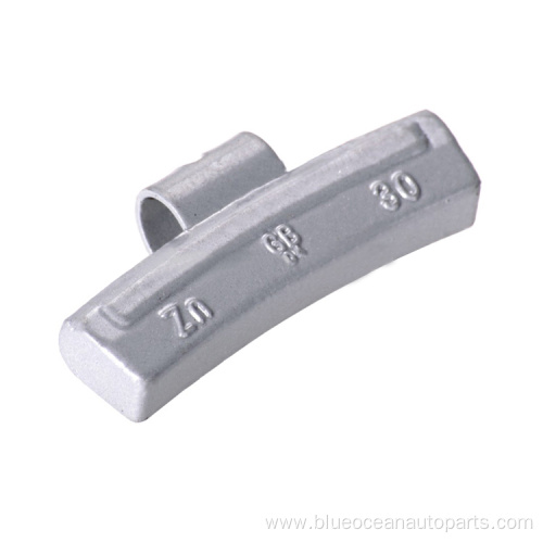 die casting self balancing zinc wheel weights clip